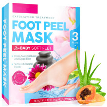 Отшелушивающая маска-пилинг для ног Advanced Skin Exfoliating Foot Peel Mask для детских мягких ног